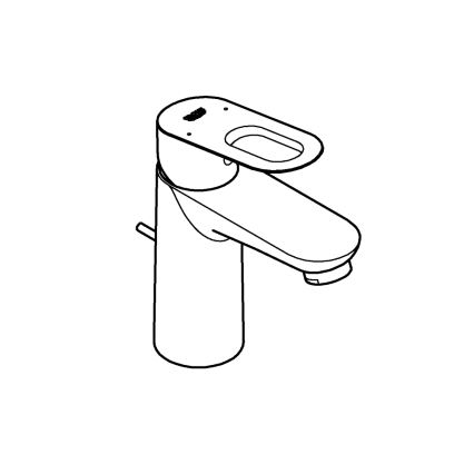 GROHE 32814000 - Waschtischarmatur BAULOOP, glänzender Chrom