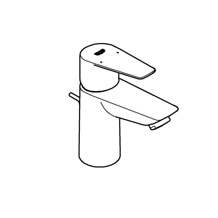 GROHE 32819001 - Waschtischarmatur BAUEDGE 147 mm Hochglanz-Chrom