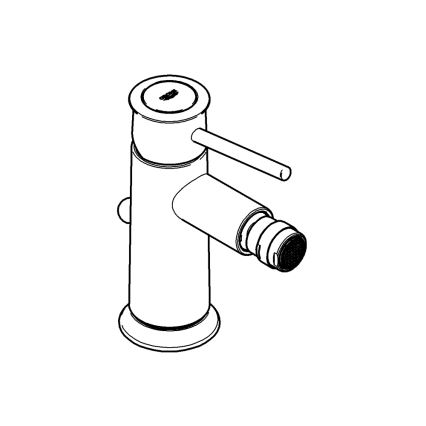 GROHE 32864000 - Bidet-Armatur BAUCLASSIC Hochglanz-Chrom