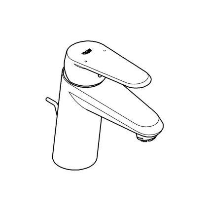 GROHE 33177002 - Waschtischarmatur EURODISC COSMOPOLITAN DN 15 hochglanzverchromt