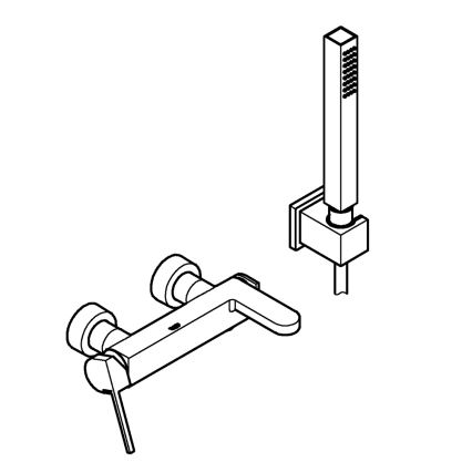 GROHE 33547003 - Badewannen-Set mit PLUS-Armatur, Hochglanz-Chrom