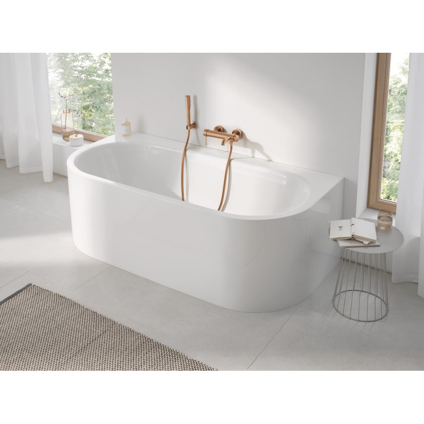 GROHE 33624DL1 - Badewannenarmatur ESSENCE 193 mm, gebürstetes Kupfer