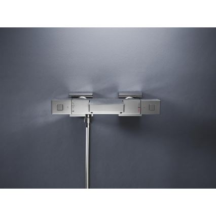 GROHE 34497000 - Thermostat-Badewannenarmatur GROHTHERM CUBE DN 15 glänzender Chrom