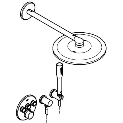 GROHE 34709000 - Duschset SMARTCONTROL Perfect glänzender Chrom