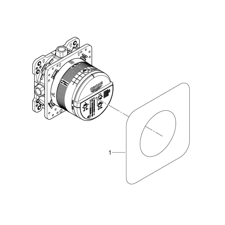 GROHE 34709000 - SMARTCONTROL Perfect Duschset, glänzender Chrom
