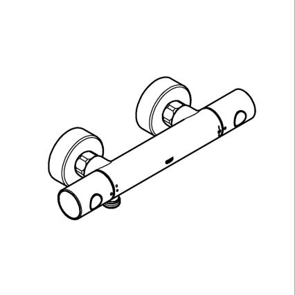 GROHE 34765000-Thermostatische Duscharmatur GROHTHERM COSMOPOLITAN DN 15 Chrom