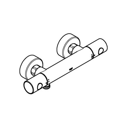 GROHE 34773000 - Thermostat-Duscharmatur PRECISION GET DN 15, glänzender Chrom