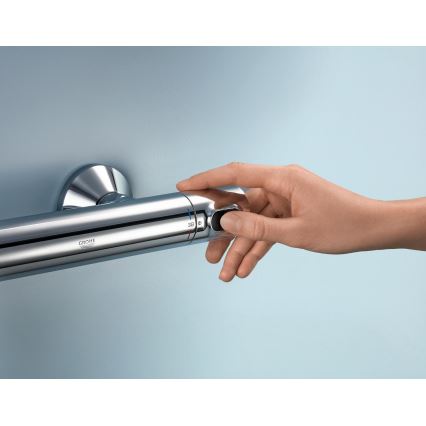 GROHE 34805001 - Duschset mit Thermostatarmatur PRECISION FLOW DN 15, Hochglanz-Chrom