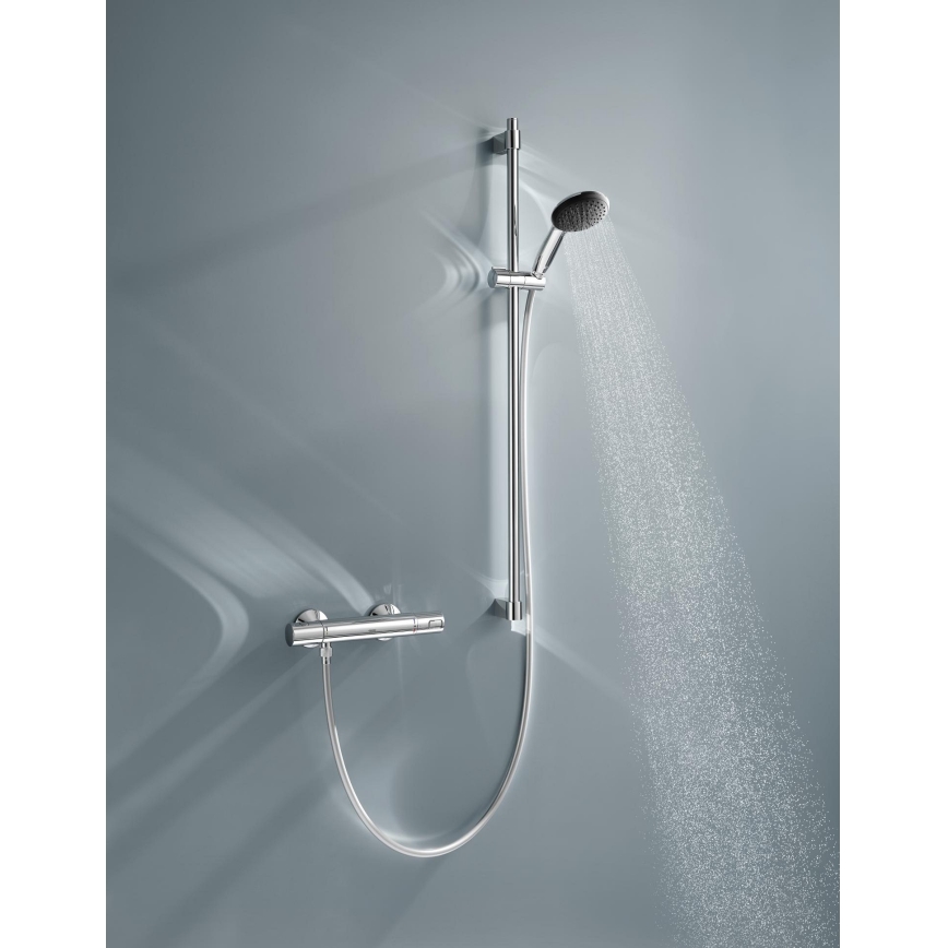 GROHE 34854001 - Duschsystem mit Thermostatarmatur PRECISION START 900 mm, Hochglanz-Chrom