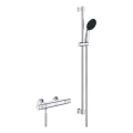 GROHE 34854001 - Duschsystem mit Thermostatarmatur PRECISION START 900 mm, Hochglanz-Chrom