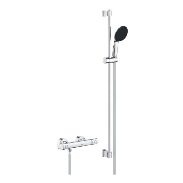 GROHE 34857000 - Duschset mit thermostatischer Armatur PRECISION GET 12” Hochglanz-Chrom