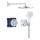 GROHE 34877000 - Duschsystem VITALIO RAIN MONO 310 glänzender Chrom