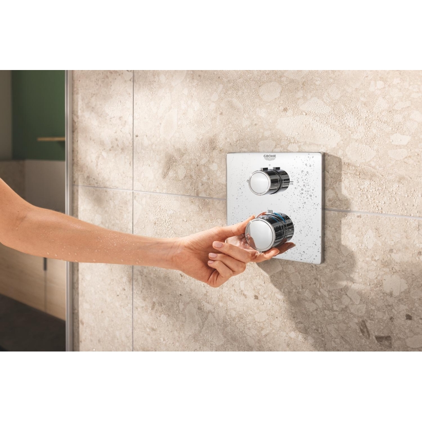GROHE 34881000 - Unterputz-Duschsystem PRECISION 310 × 310 mm, glänzender Chrom