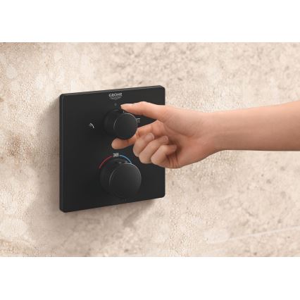 GROHE 348822430 - Duschset PRECISION 250 × 250 mm schwarz