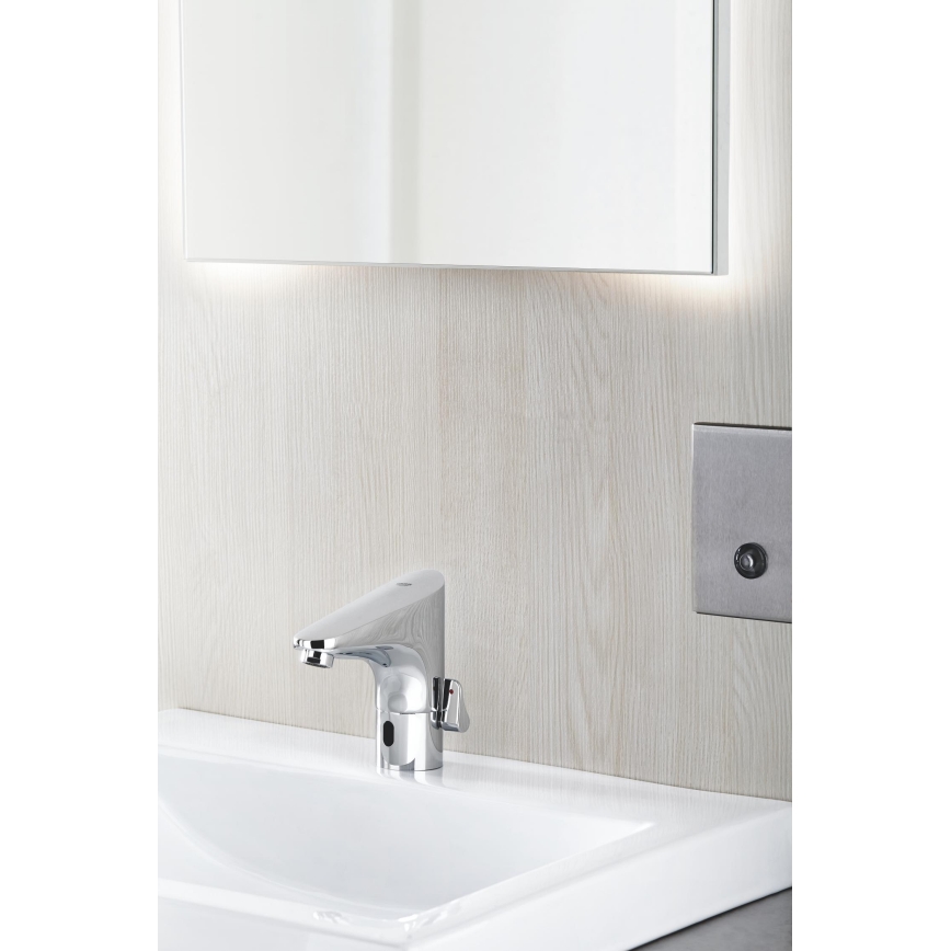 GROHE 36207001 - Elektronische Waschtischarmatur EUROPLUS E DN 15, glänzender Chrom