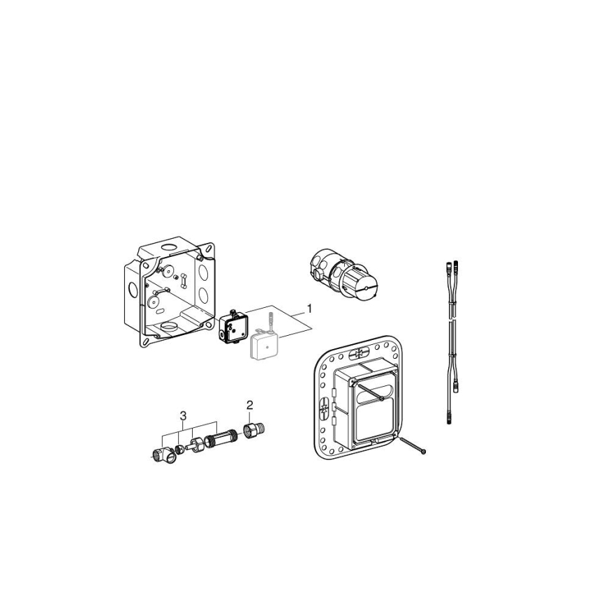 GROHE 36264001 - Unterputz-Einbausystem ESSENSE E, glänzender Chrom