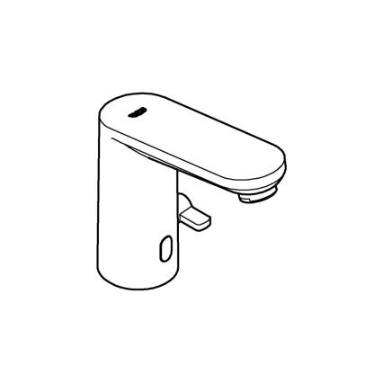 GROHE 36366002 - Elektronische Waschtischarmatur GET E, glänzender Chrom
