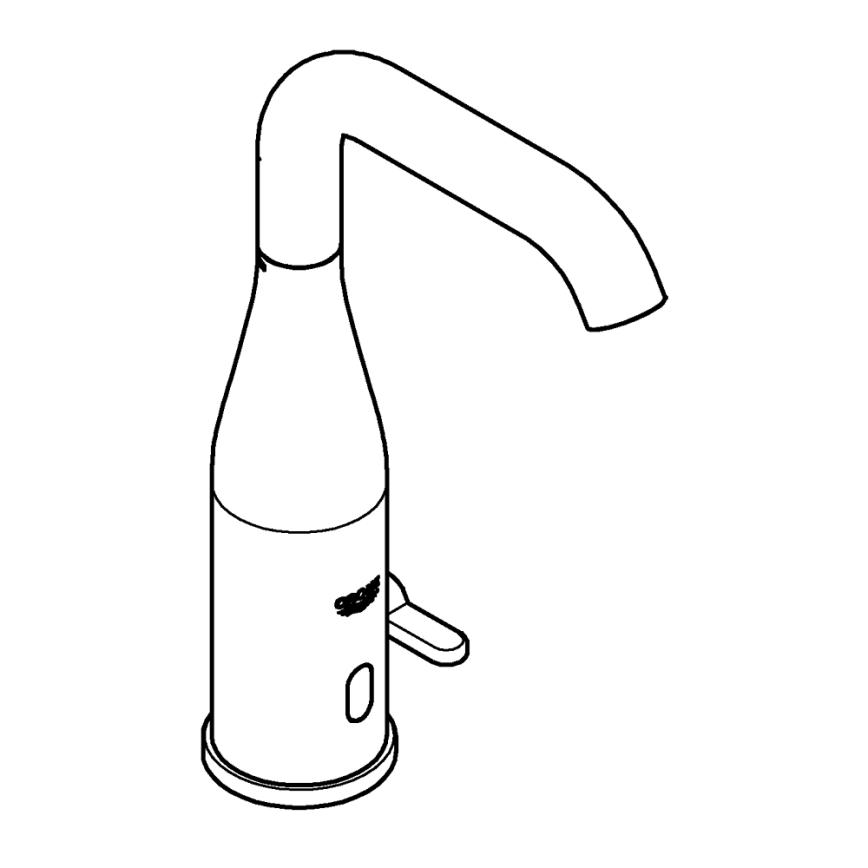 GROHE 36445000 - Elektronische Infrarot-Waschtischarmatur ESSENCE E, Hochglanz-Chrom