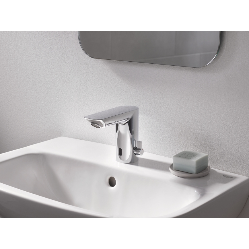 GROHE 36451000 - Elektronische Waschtischarmatur BAU COSMOPOLITAN E, Chrom glänzend