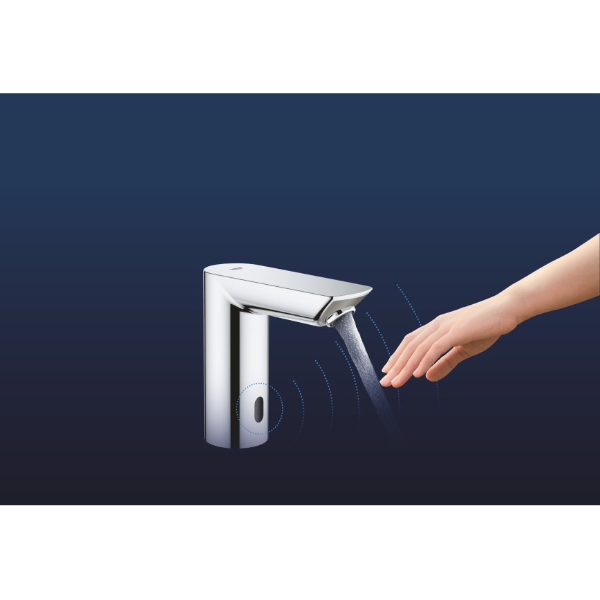 GROHE 36451000 - Elektronische Waschtischarmatur BAU COSMOPOLITAN E, Chrom glänzend