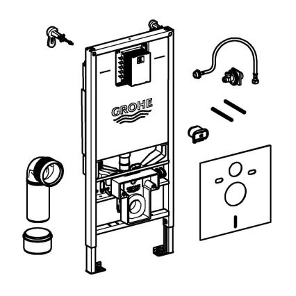 GROHE 36509SH0 - Dusch-WC Sensia 4-in-1-Set RAPID SLX 1,13 m