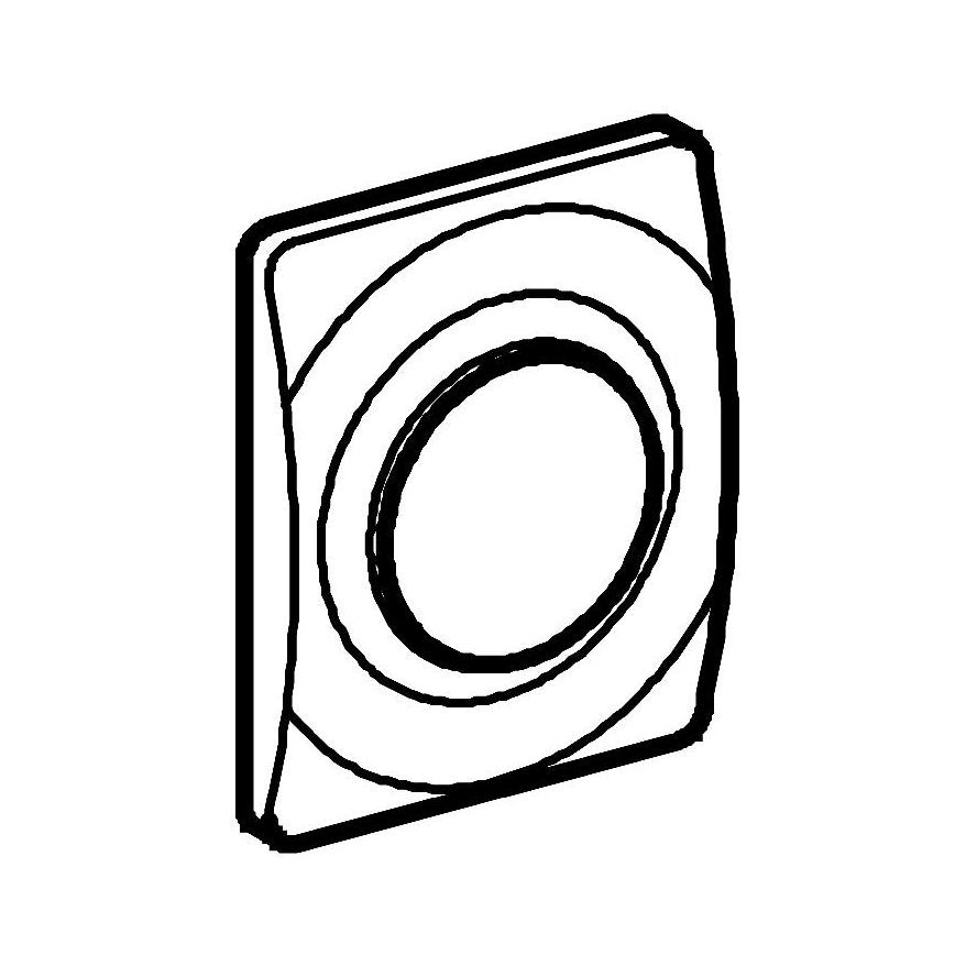 GROHE 37018SH0 - Betätigungsplatte SURF 116 × 144 mm weiß