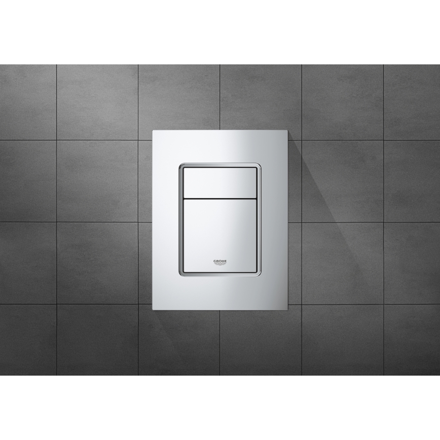 GROHE 37535000 - Betätigungsplatte SKATE COSMOPOLITAN S 130 × 172 mm Chrom
