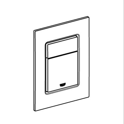 GROHE 37535DA0 - Betätigungstaste SKATE COSMOPOLITAN S 130 × 172 mm kupferfarben