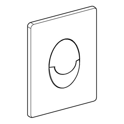 GROHE 38505SH0 - Betätigungsplatte SKATE AIR 156 × 197 mm weiß