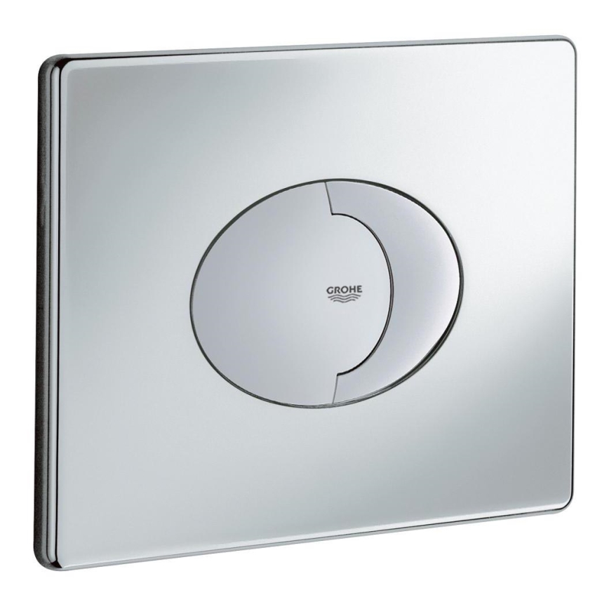 GROHE 38506000 - Betätigungsplatte SKATE AIR 156 × 197 mm, glänzender Chrom