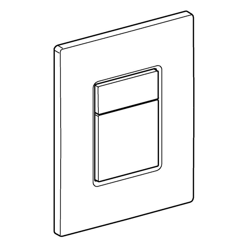 GROHE 38732AL0 - Betätigungsplatte SKATE COSMOPOLITAN 156 × 197 mm Graphit