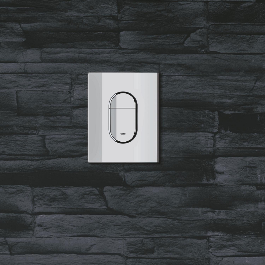 GROHE 38844000 - Betätigungsplatte ARENA COSMOPOLITAN 156 × 197 mm chrom