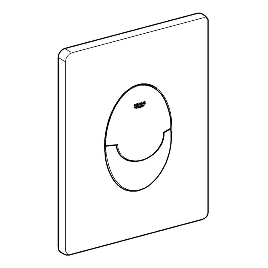 GROHE 38964P00 - START Betätigungsplatte 156 × 197 mm matt-chrom