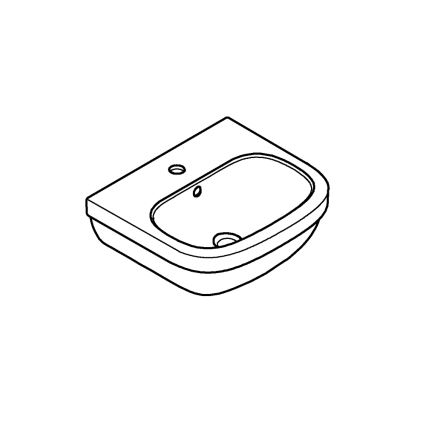 GROHE 39324000 - Waschbecken EURO CERAMIC 450 × 400 mm, Keramik/Weiß