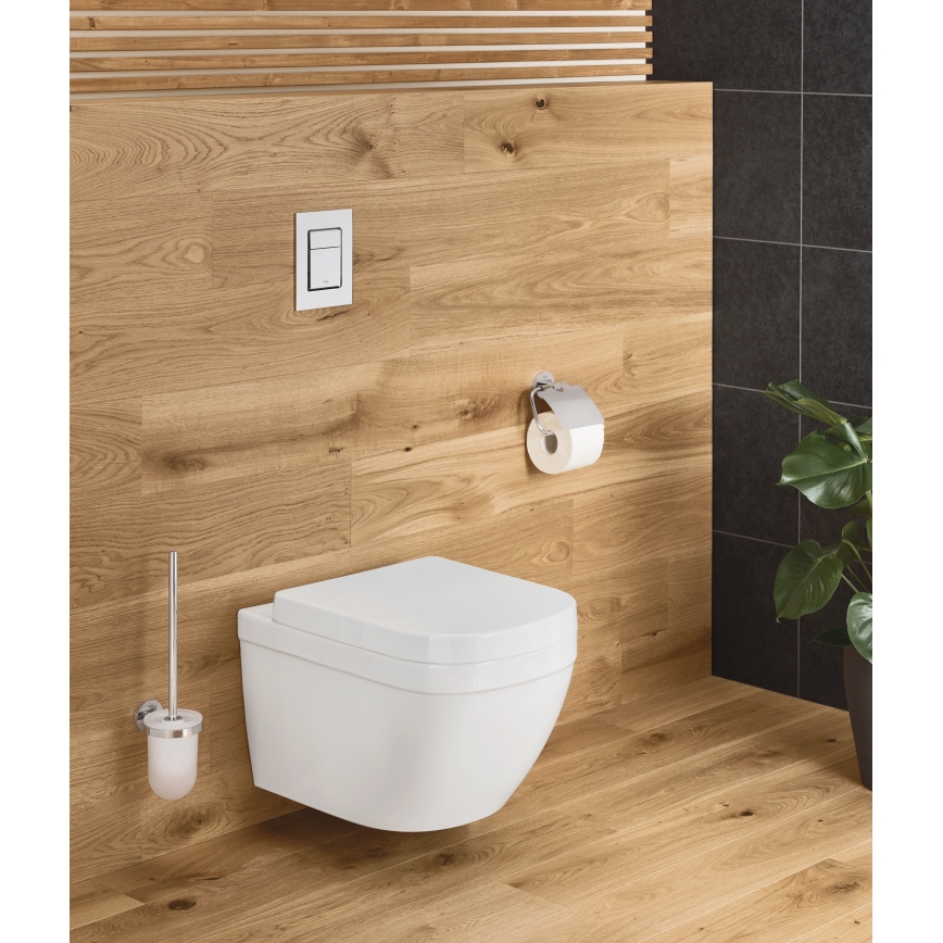 GROHE 40374001 - ESSENTIALS WC-Garnitur, 12,1 x 39,8 cm, Chrom