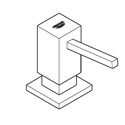 GROHE 40535GL0 - Seifenspender COSMOPOLITAN 500 ml goldfarben