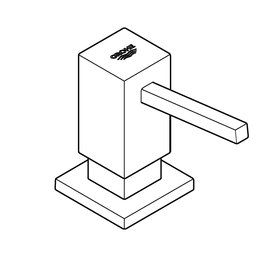 GROHE 40535GN0 - COSMOPOLITAN Seifenspender 500 ml, goldfarben