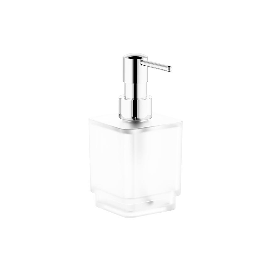 GROHE 40805000 - Flüssigseifenspender SELECTION CUBE 300 ml, glänzender Chrom