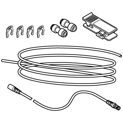 GROHE 40843000 - Verlängerungsset BLUE, glänzender Chrom