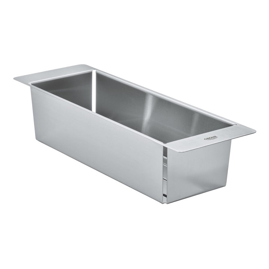 GROHE 40852SD0 - Multifunktionaler Abtropfkorb 450 × 150 × 100 mm, Edelstahl