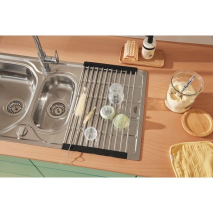 GROHE 40856SD0 - Abtropfblech 450 × 348 mm, gebürsteter Edelstahl