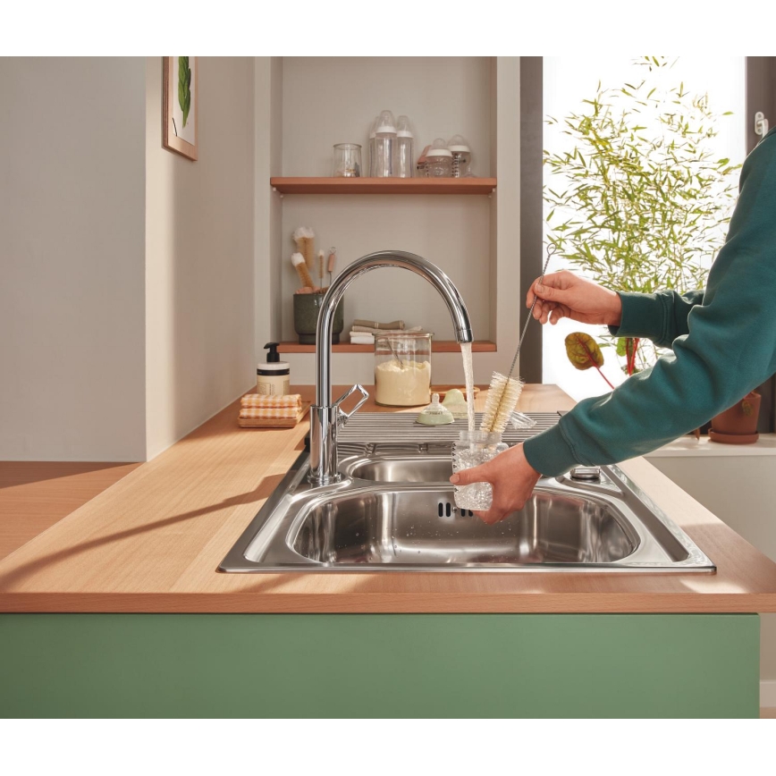 GROHE 40856SD0 - Abtropfblech 450 × 348 mm, gebürsteter Edelstahl