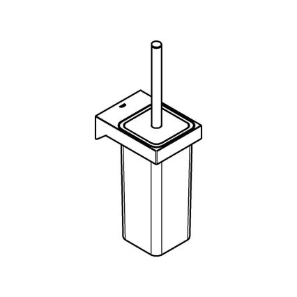 GROHE 40857000 - WC-Reinigungsset SELECTION CUBE, glänzender Chrom