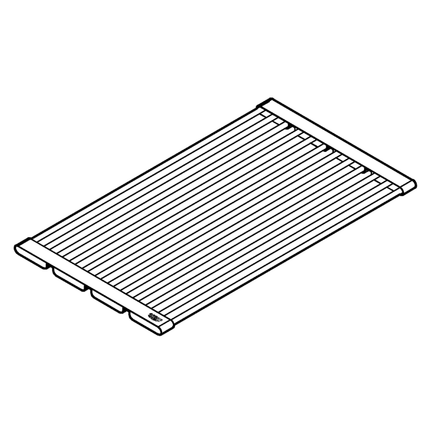 GROHE 40858SD0 - Abtropfgestell für Geschirr 500 × 288 mm, Edelstahl