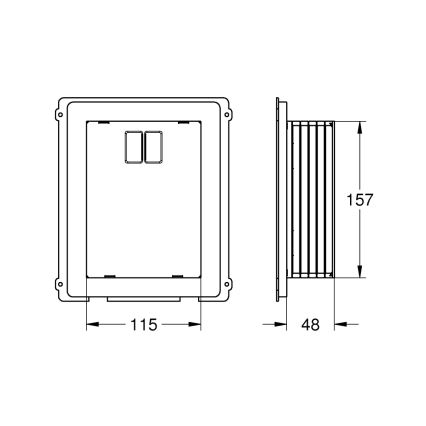GROHE 40949000 - Revisionsschacht RAPID