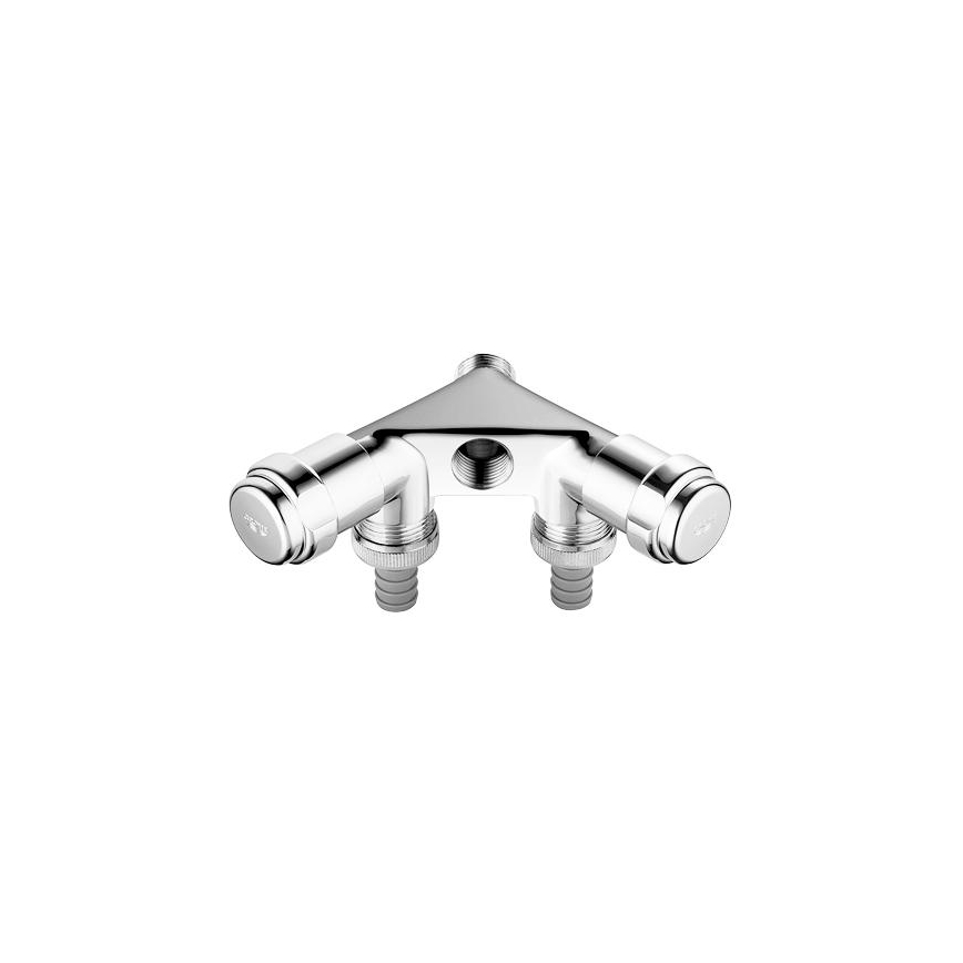 GROHE 41020000 - Doppelventil EGGEMANN 12” Hochglanz-Chrom