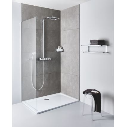 GROHE 41038000 - Eck-Duschwanne SELECTION, hochglänzender Chrom