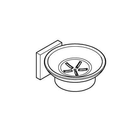 GROHE 41096000 - Seifenschale START CUBE 110 × 56 × 125 mm Hochglanz-Chrom