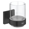 GROHE 410972430 - Glas mit Halter START CUBE schwarz