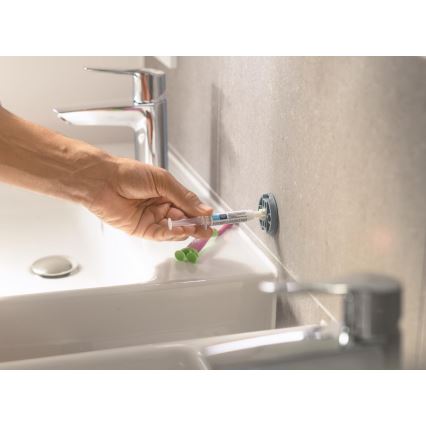 GROHE 41097DC0 - Glas mit Halterung START CUBE, Edelstahl